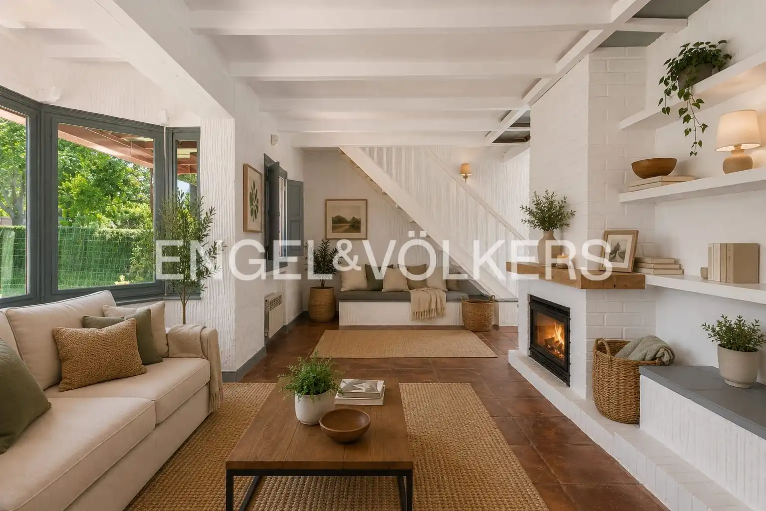 Sala de estar de Casa o chalet de alquiler en Las Rozas de Madrid con Calefacción, Jardín privado y Terraza