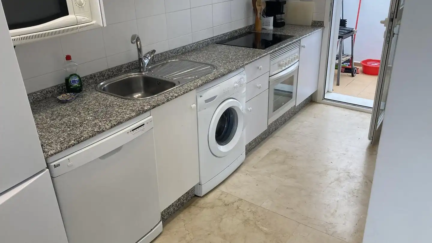 Cuina de Casa o xalet de lloguer en Vera amb Aire condicionat, Jardí privat i Terrassa
