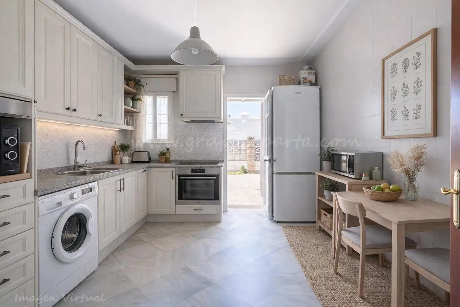 Cocina de Casa o chalet en venta en Villanueva del Ariscal con Aire acondicionado, Calefacción y Jardín privado
