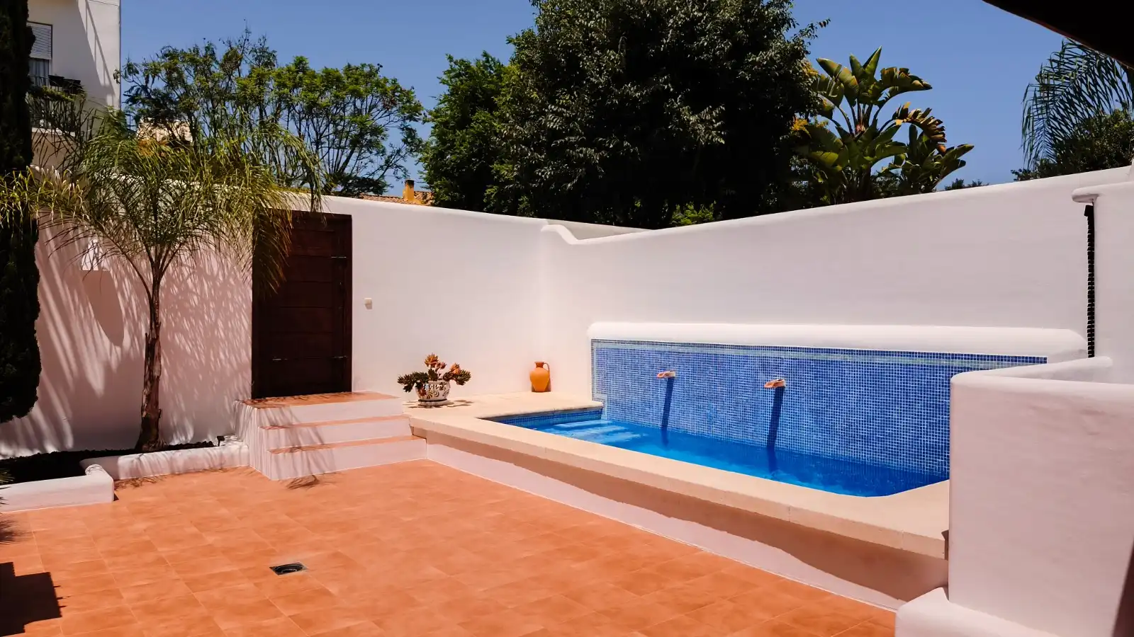 Swimming pool of Detached homes for sale in Dénia  with Air Conditioner, Heating and Private garden