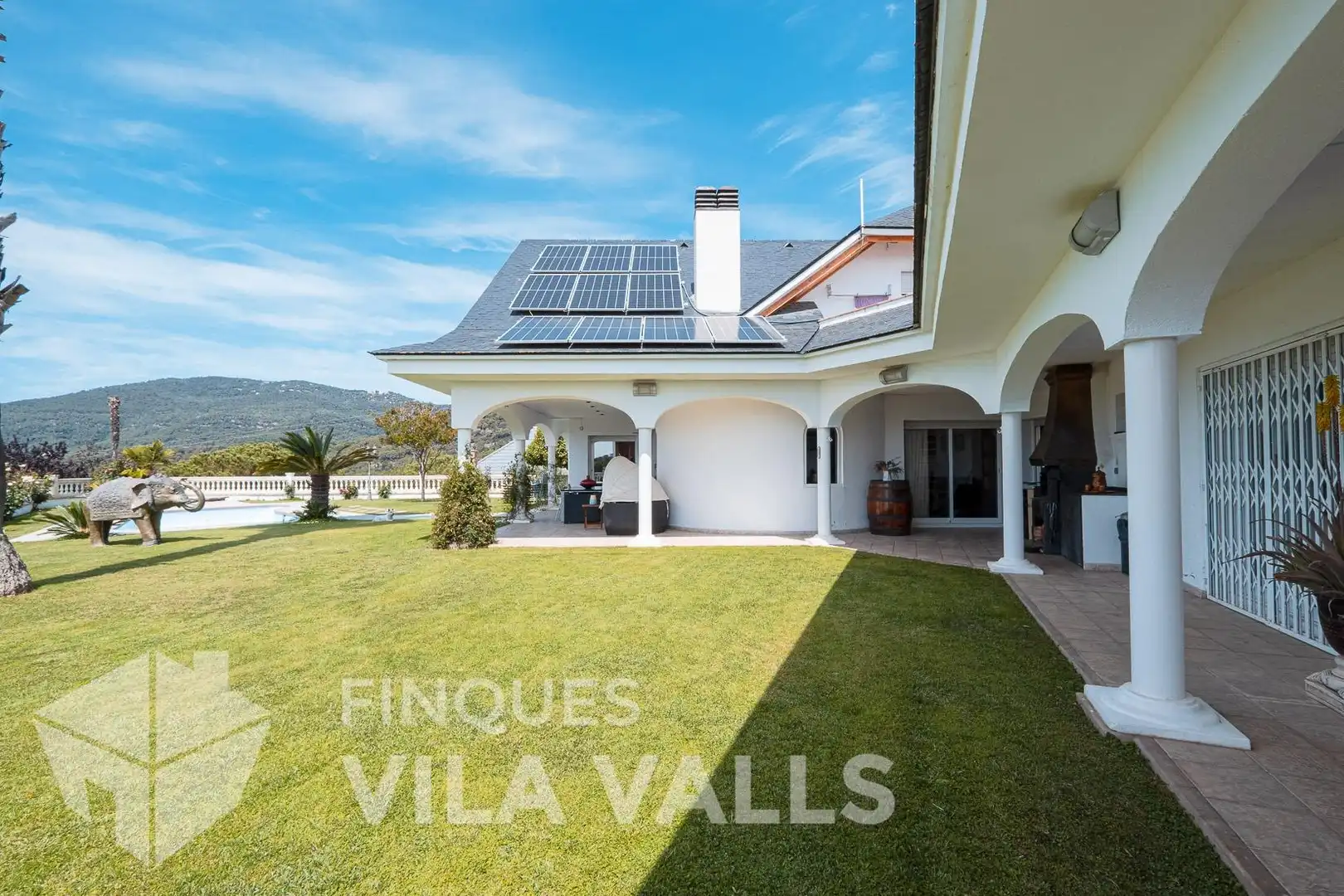 Vista exterior de Casa o chalet en venta en Caldes de Montbui con Aire acondicionado, Jardín privado y Terraza