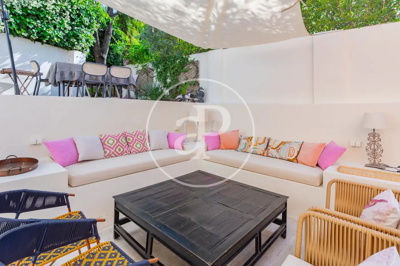 Terraza de Casa adosada en venta en Madrid con Aire acondicionado, Calefacción y Jardín privado