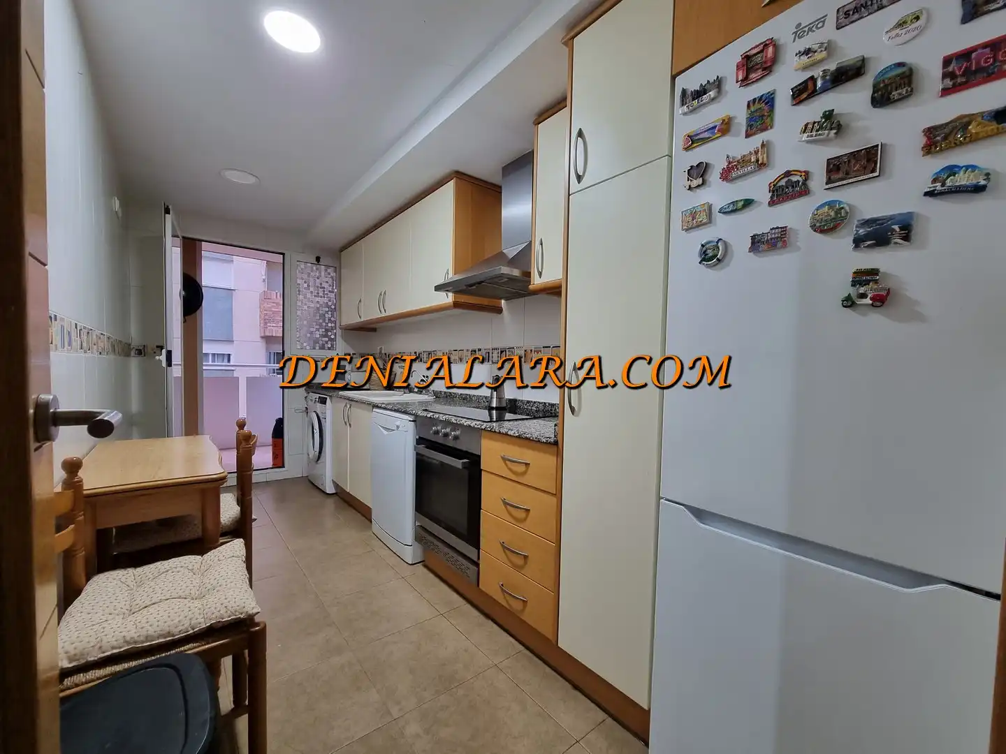 Kitchen of Flat for sale in Dénia  with Air Conditioner, Terrace and Storage room
