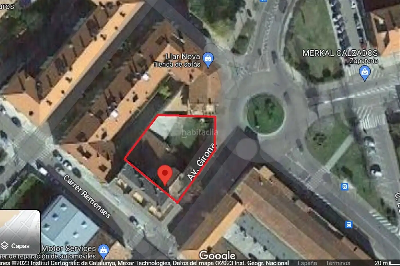 Wohnbaugrundstück zum Verkauf in Avinguda Girona 89, imagen 2