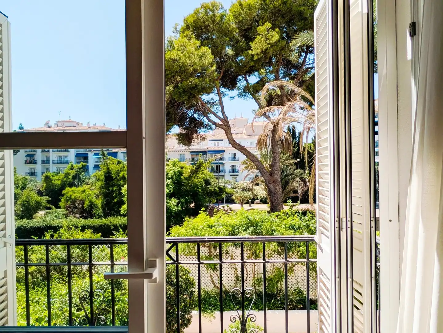Balcony of Flat for sale in Marbella  with Air Conditioner, Heating and Private garden