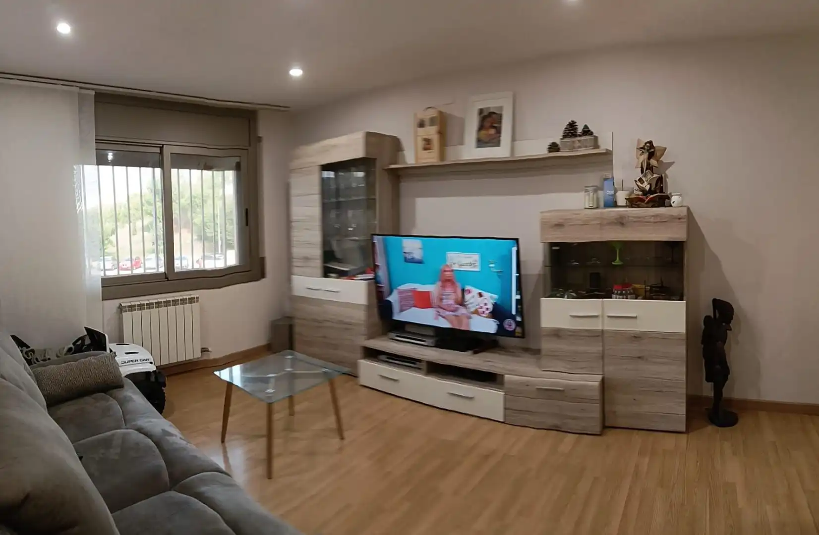 Living room of Flat for sale in Terrassa  with Heating and Parquet flooring