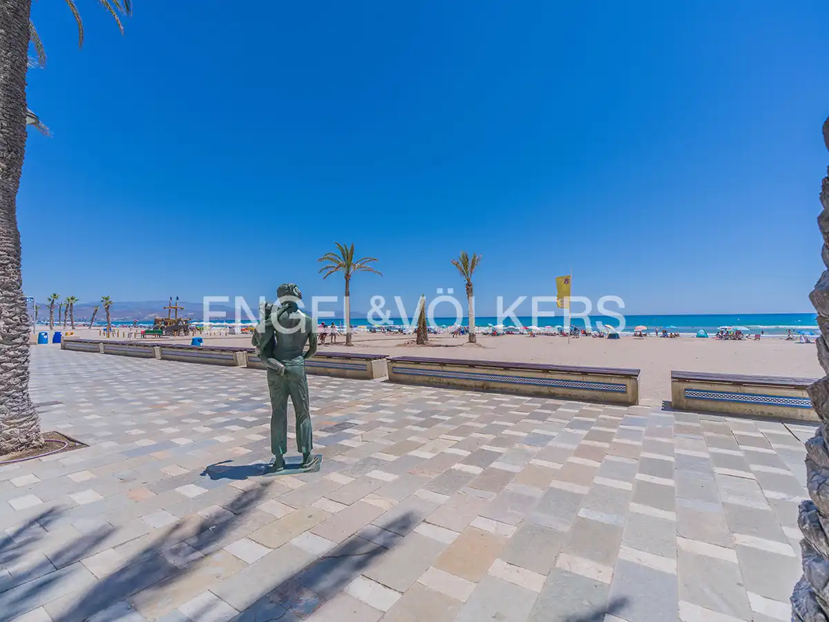 Exterior view of Flat for rent in Alicante / Alacant  with Heating, Terrace and Furnished