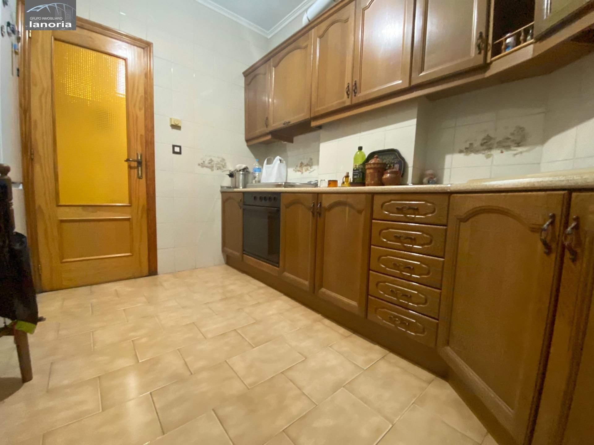 Kitchen of Flat for sale in  Albacete Capital  with Heating, Furnished and Balcony