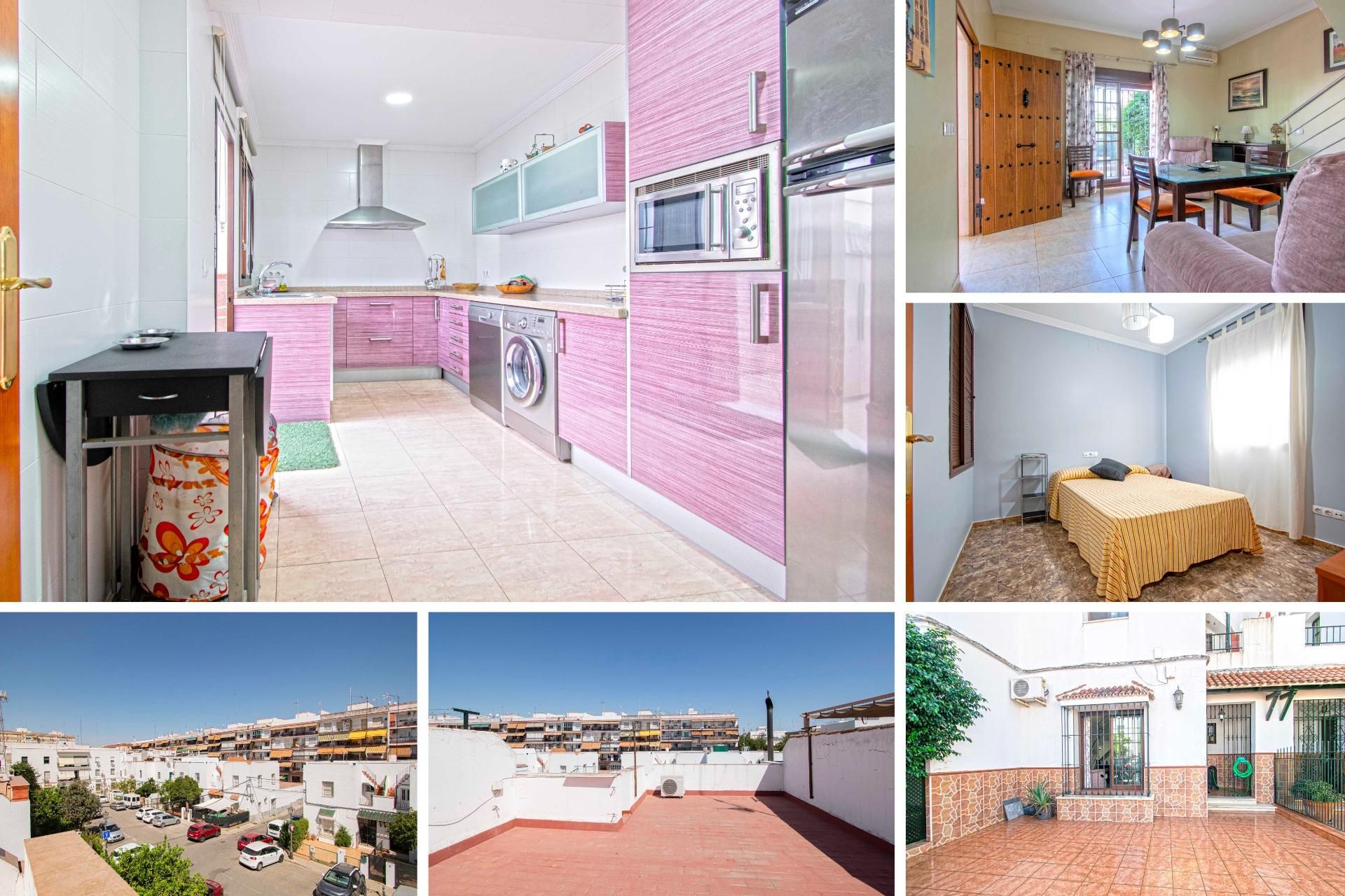 Vista exterior de Casa o chalet en venta en  Sevilla Capital con Aire acondicionado, Jardín privado y Terraza