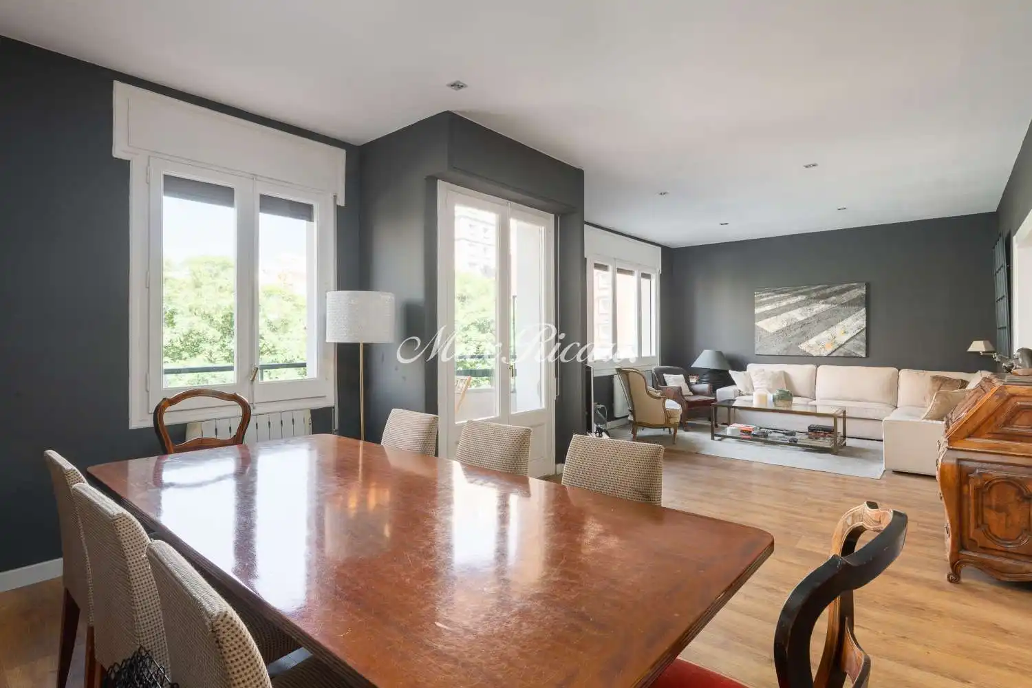 Living room of Flat for sale in Barcelona  with Heating, Terrace and Balcony