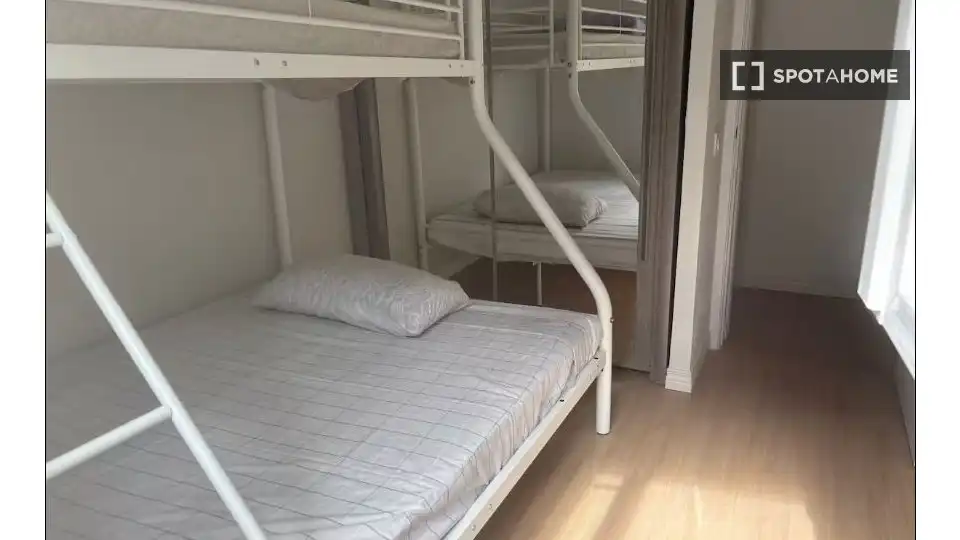 Bedroom of Flat for rent in Madrid  with Air Conditioner, Heating and Furnished