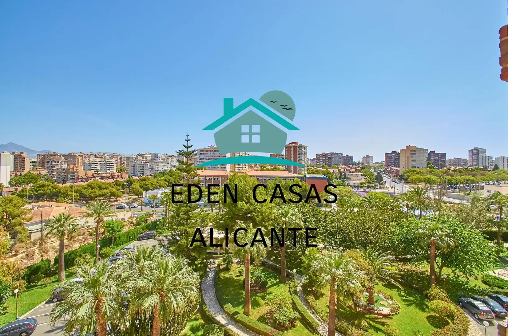 Außenansicht von Wohnungen zum Verkauf in Alicante / Alacant mit Klimaanlage, Heizung und Privatgarten