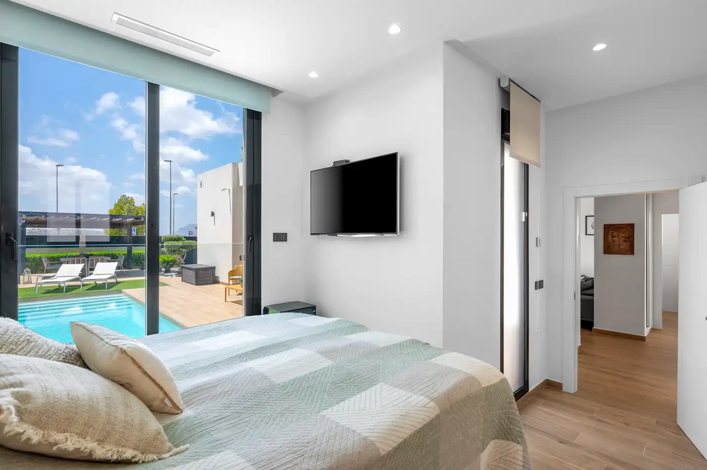 Bedroom of Houses for sale in Benijófar  with Air Conditioner, Heating and Private garden
