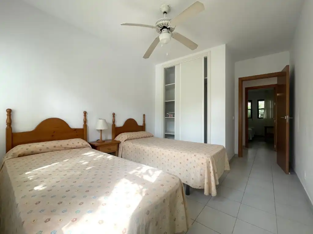 Bedroom of Apartments for sale in Vera  with Air Conditioner, Terrace and Furnished