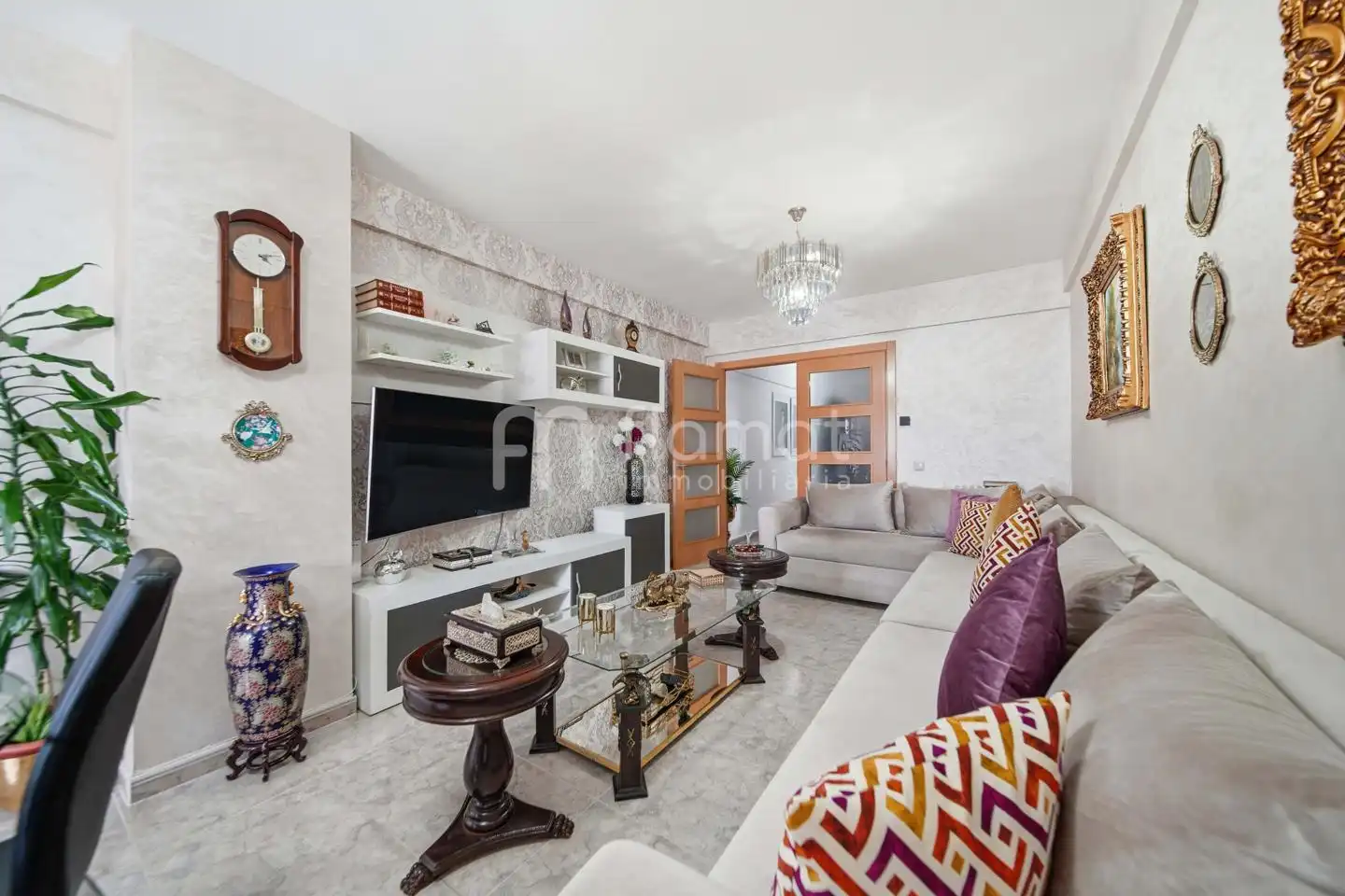 Wohnzimmer von Wohnung zum Verkauf in Figueres