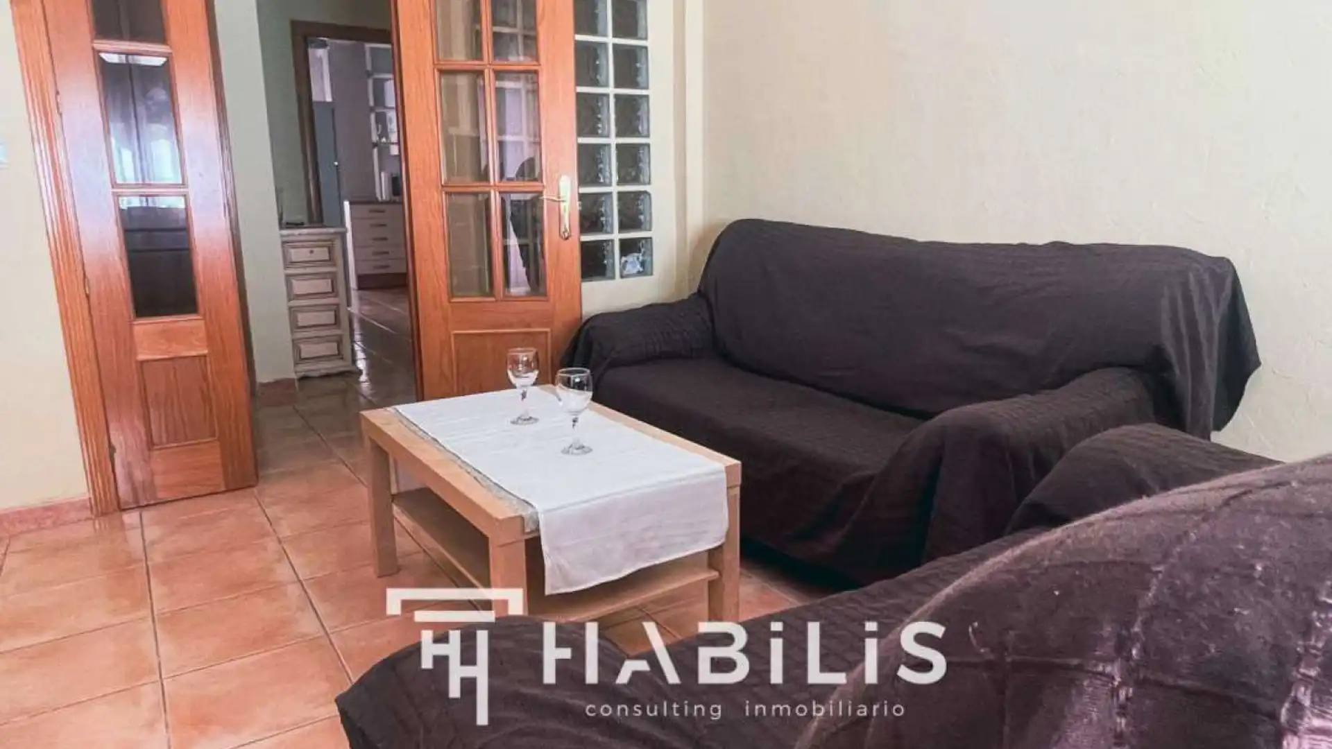 Sala d'estar de Pis de lloguer en  Toledo Capital amb Terrassa