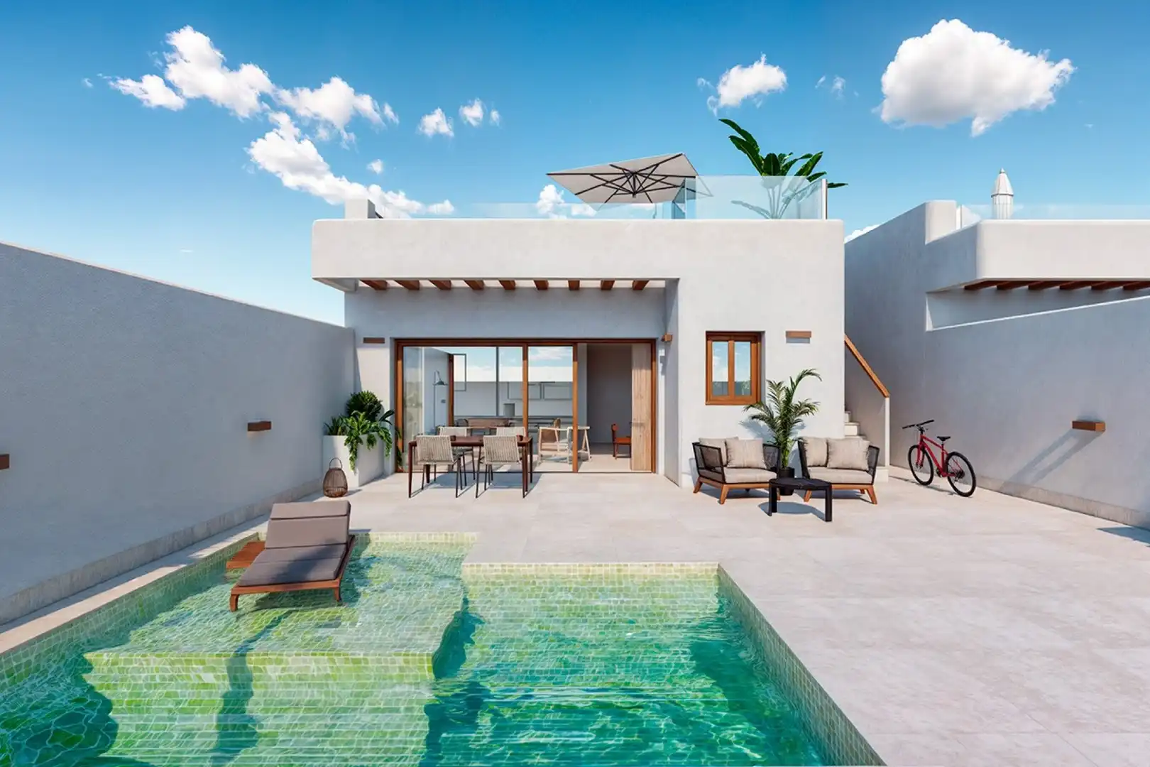 Chalet con terraza en venta en Torre Pacheco