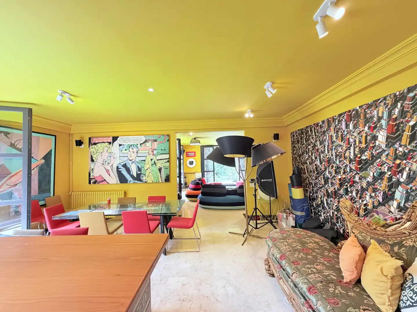 Wohnzimmer von Haus oder Chalet zum Verkauf in Castelldefels mit Klimaanlage, Heizung und Privatgarten
