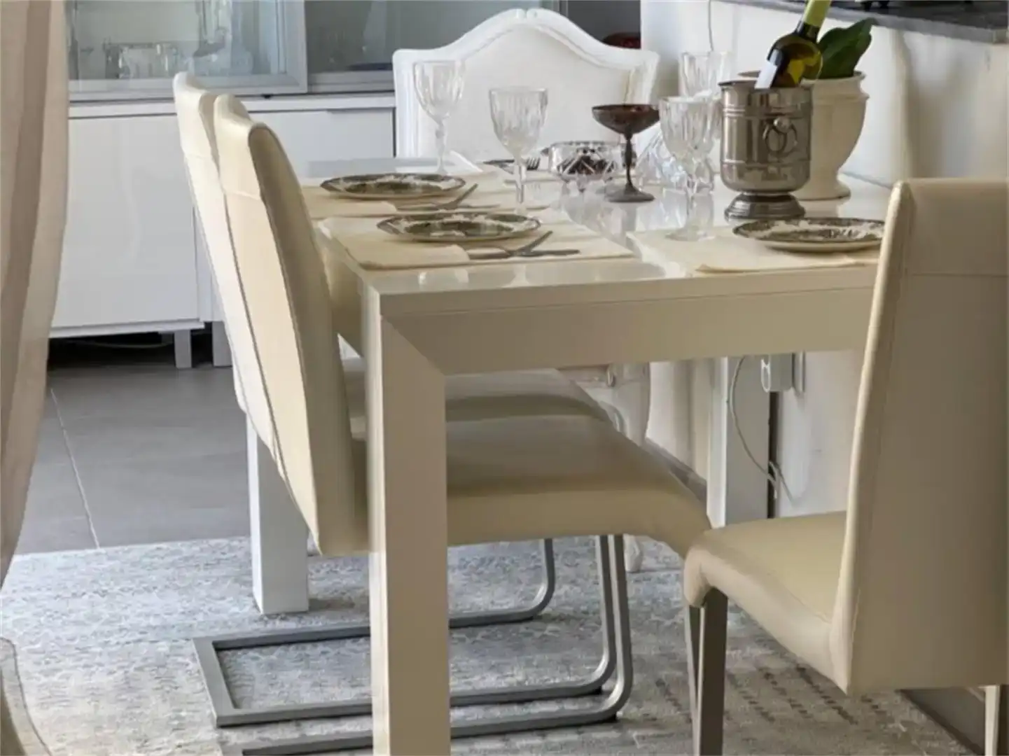 Menjador de Apartament en venda en Calpe / Calp amb Aire condicionat, Piscina i Balcó