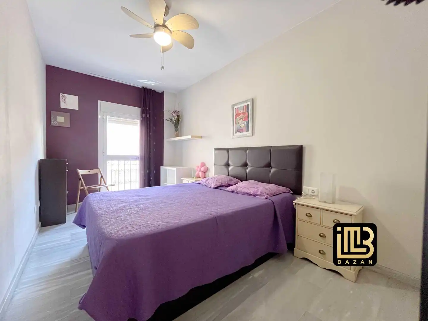 Habitación de Piso de alquiler en Málaga con Aire acondicionado, Terraza y Amueblado