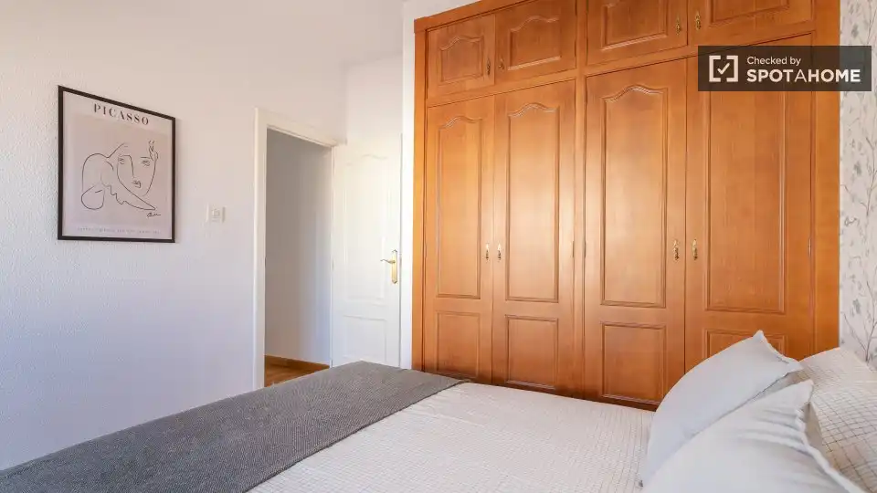 Bedroom of Flat for rent in Alicante / Alacant  with Air Conditioner, Heating and Furnished