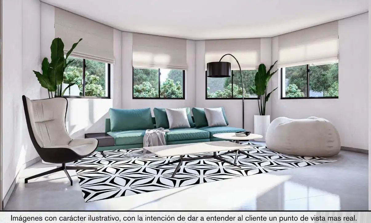 Sala de estar de Casa o chalet en venta en El Campello con Aire acondicionado, Calefacción y Jardín privado