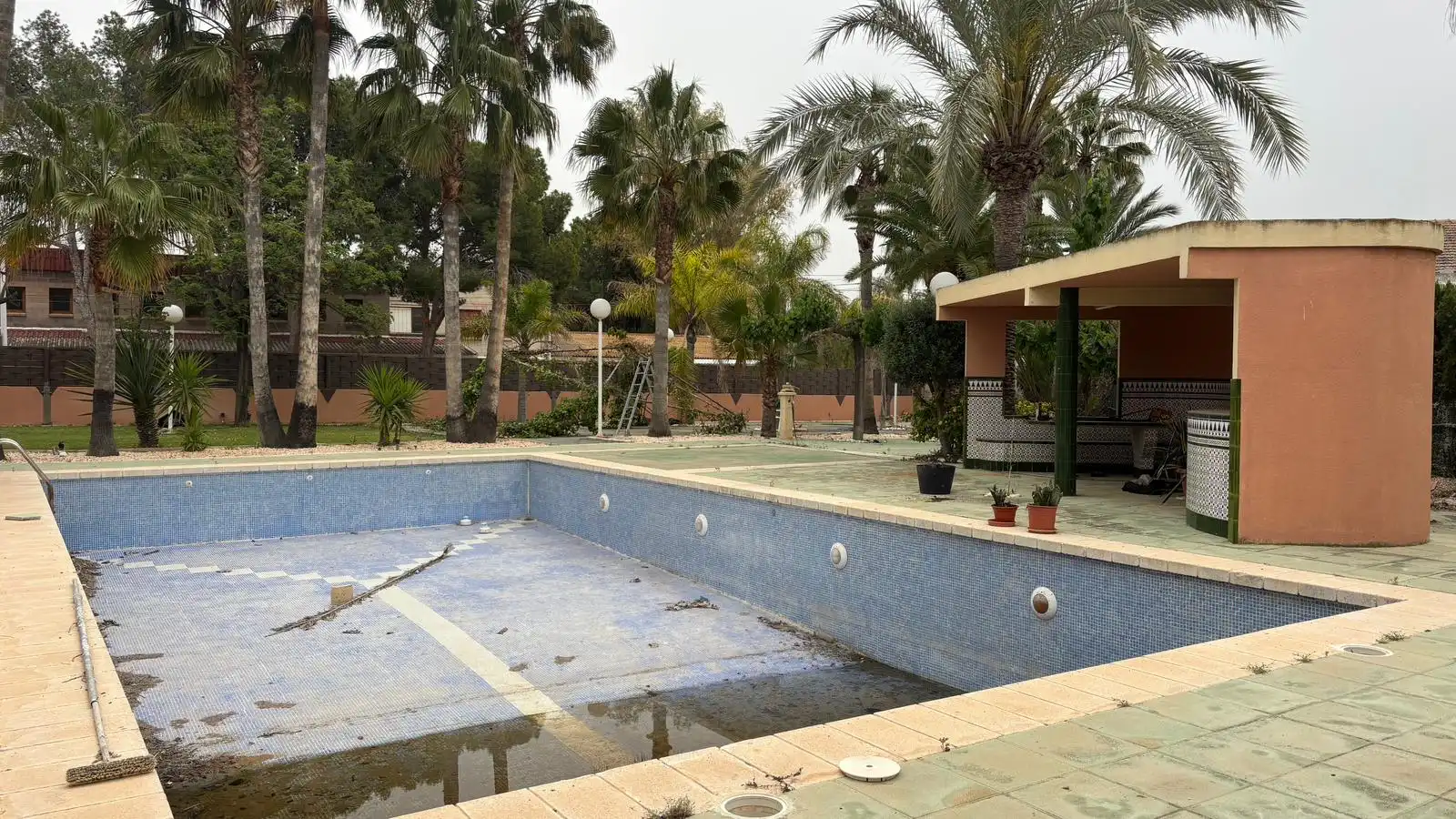 Piscina de Casa o xalet en venda en Elche / Elx amb Jardí privat, Terrassa i Piscina