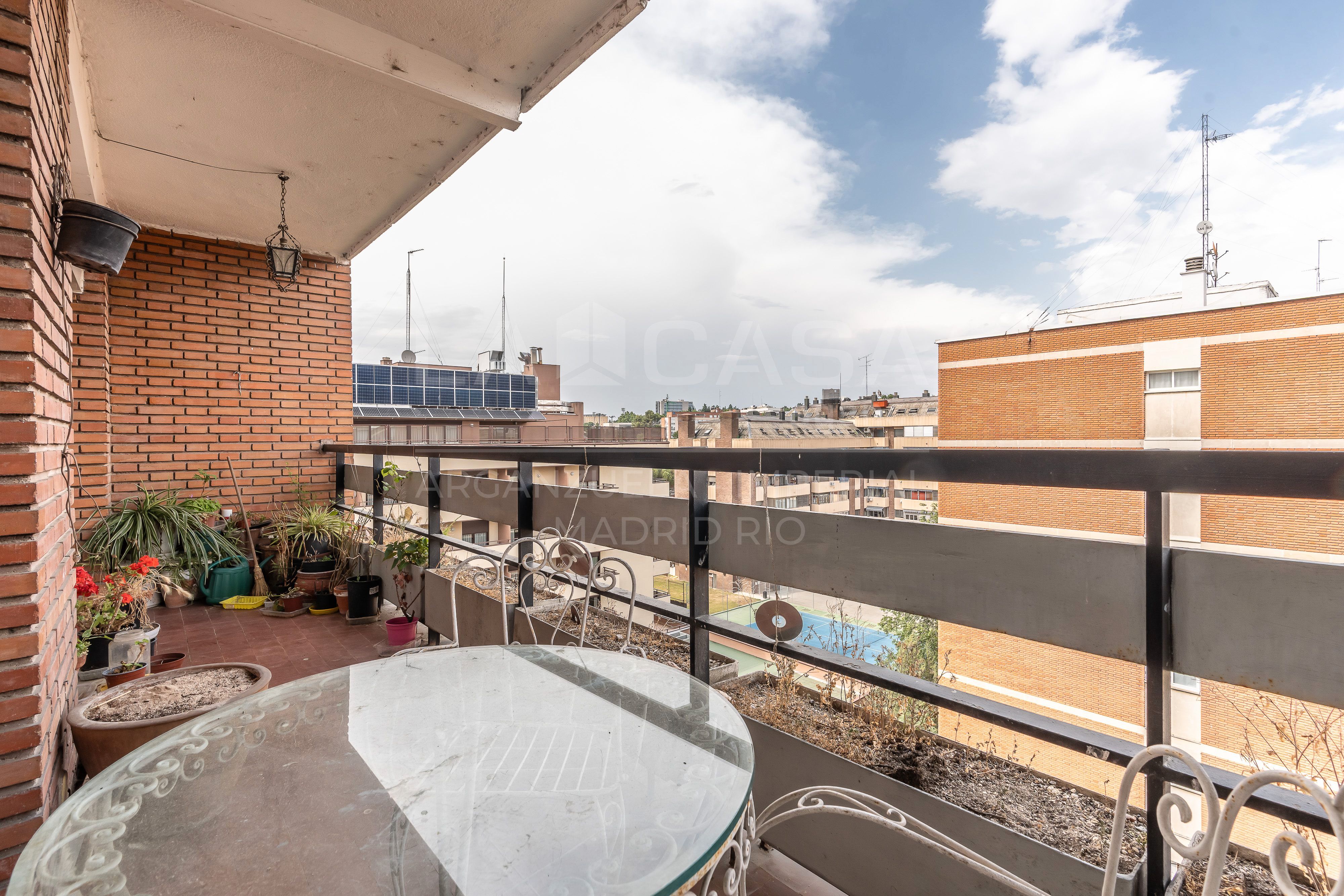 Terrace of Flat for sale in  Madrid Capital  with Heating and Terrace