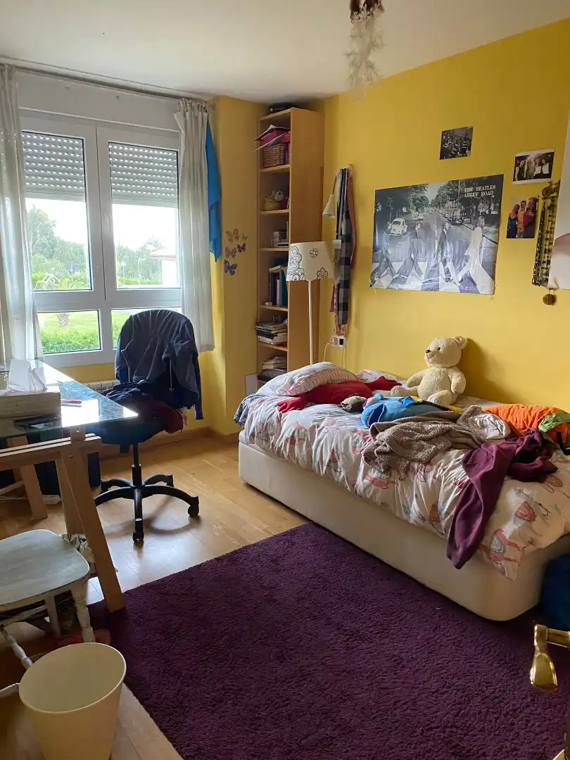 Bedroom of Houses for sale in Castrillón  with Heating, Private garden and Parquet flooring