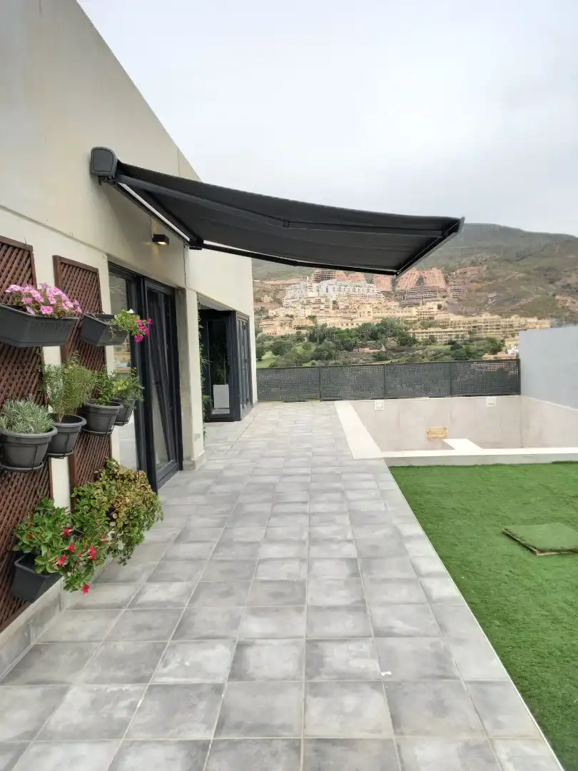 Terraza de Casa o chalet de alquiler en Vícar con Piscina