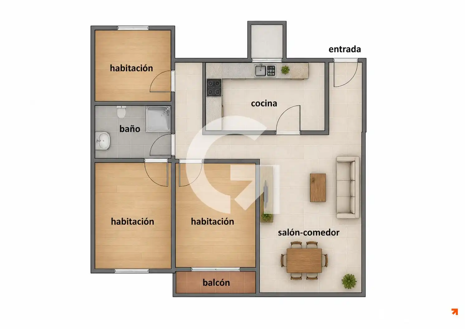 Appartement avec terrasse à vendre à CL DR ZAMENHOF, imagen 30