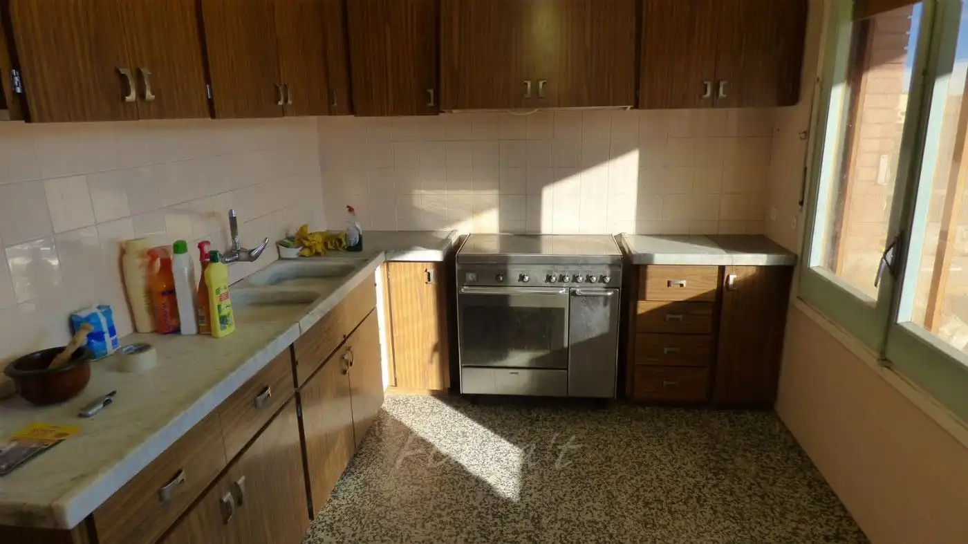 Cuina de Casa o xalet en venda en Moià amb Calefacció, Terrassa i Traster