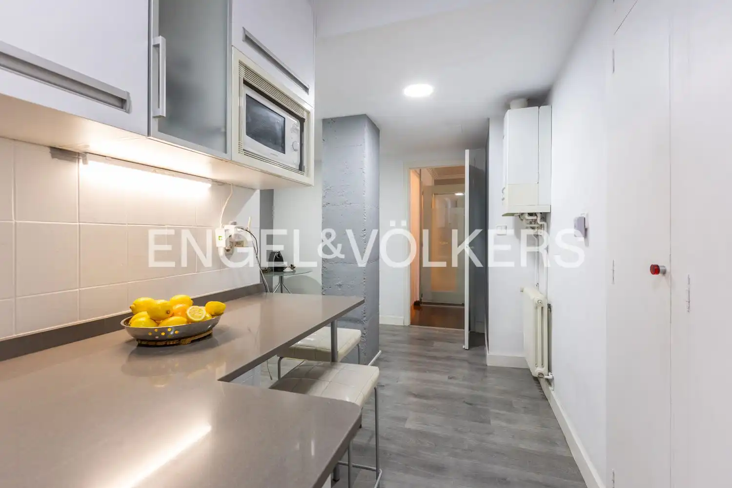 Küche von Wohnung zum Verkauf in Valencia mit Klimaanlage, Heizung und Parkett