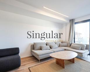 Living room of Flat to rent in  Barcelona Capital  with Air Conditioner, Heating and Terrace