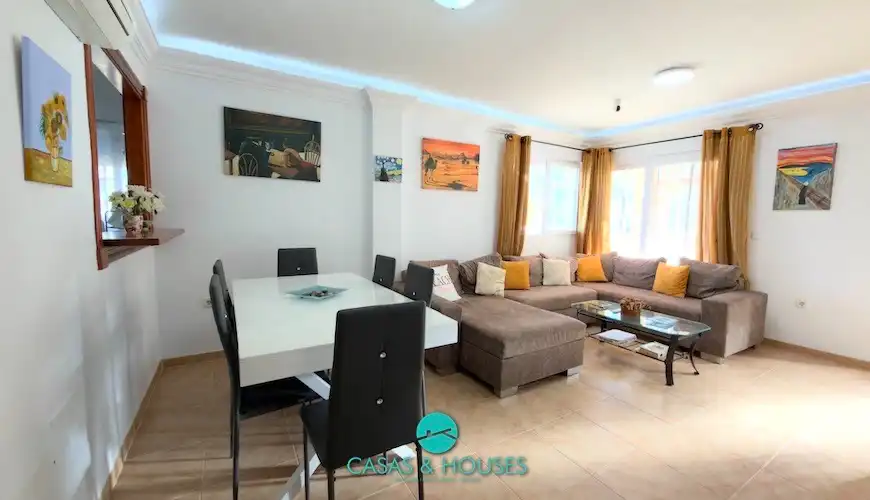 Dining room of Detached homes for sale in La Manga del Mar Menor  with Air Conditioner, Heating and Private garden