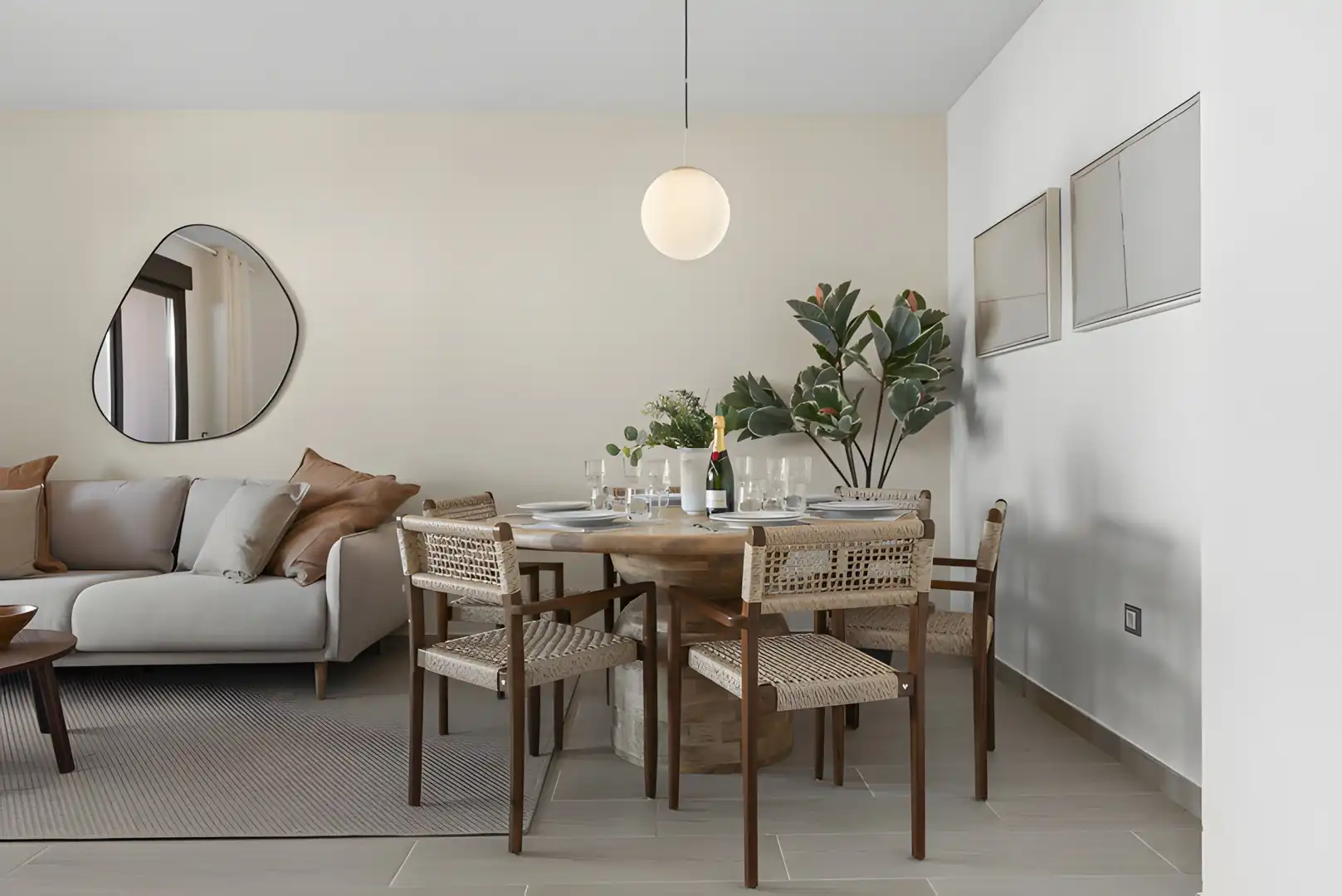 Dining room of Apartments for sale in Estepona  with Air Conditioner, Terrace and Swimming Pool