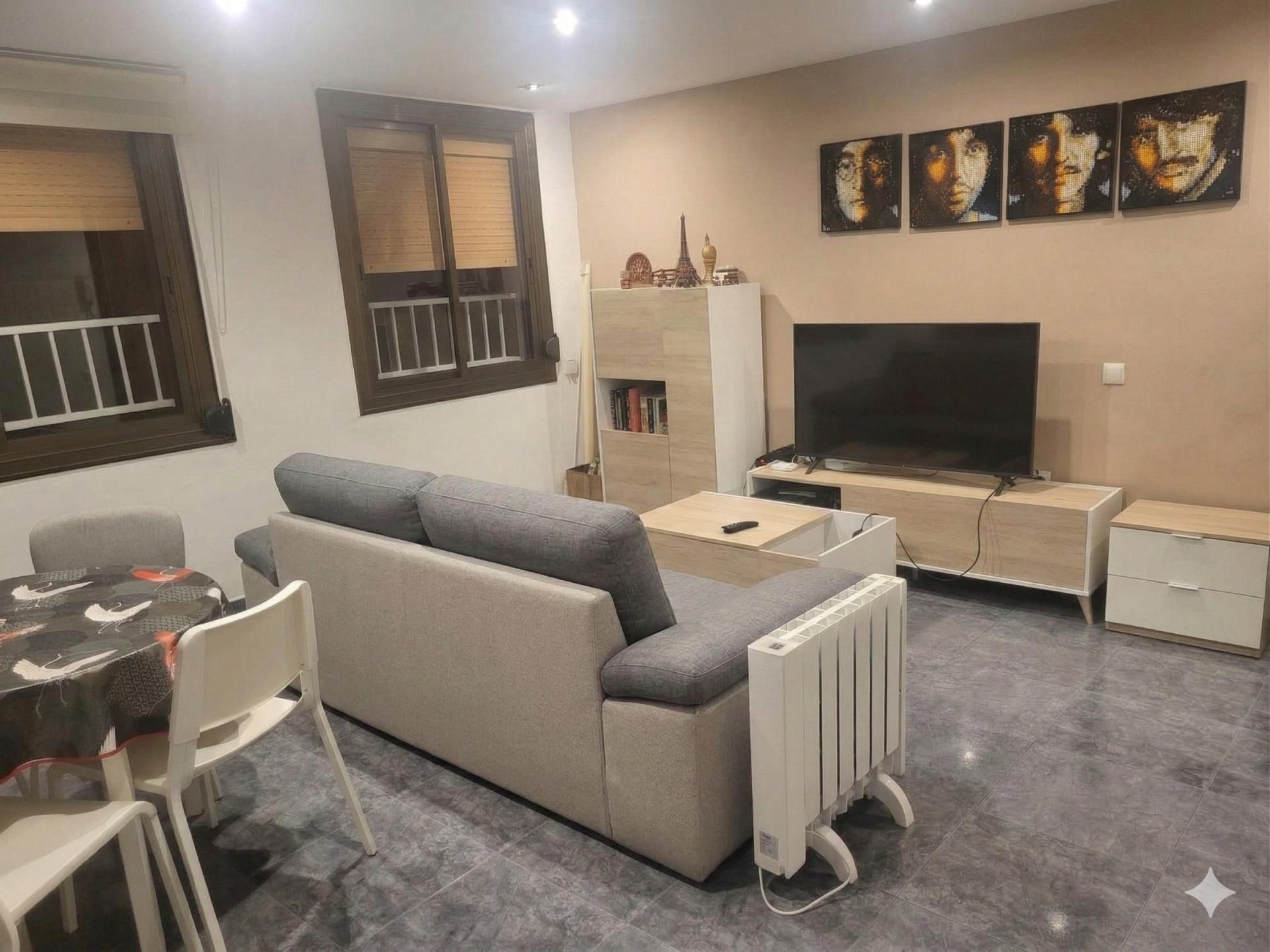 Sala d'estar de Apartament en venda en Badalona