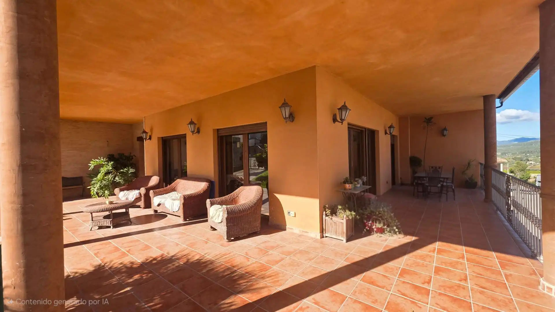 Terraza de Casa o chalet en venta en Terrateig con Jardín privado