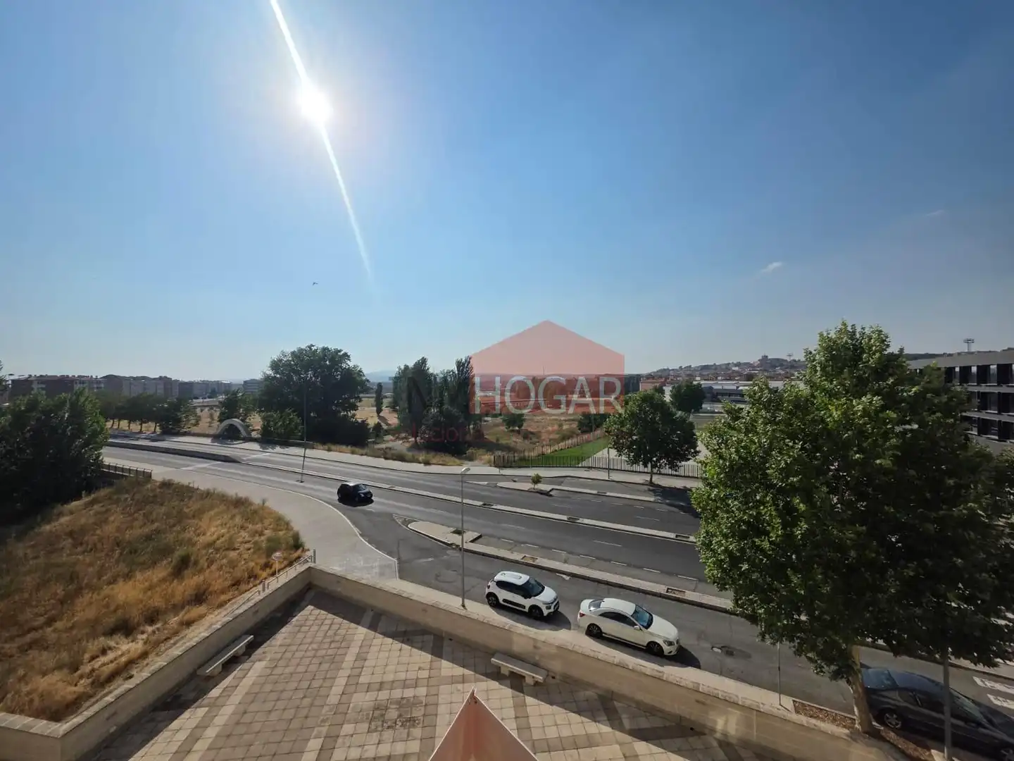 Vista exterior de Pis en venda en Ávila amb Calefacció, Terrassa i Moblat