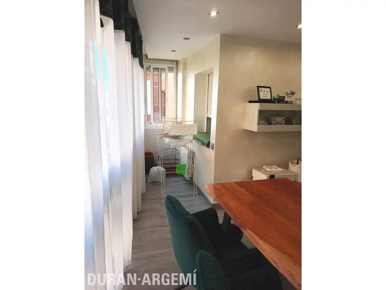 Esszimmer von Wohnung zum Verkauf in Barcelona mit Klimaanlage und Parkett