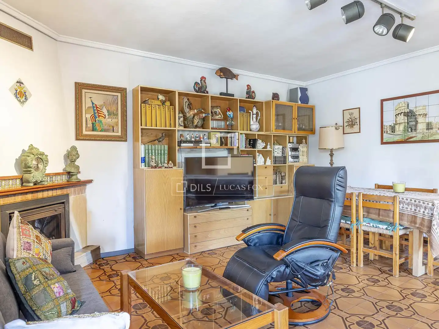 Sala de estar de Casa o chalet en venta en L'Eliana con Jardín privado, Terraza y Trastero