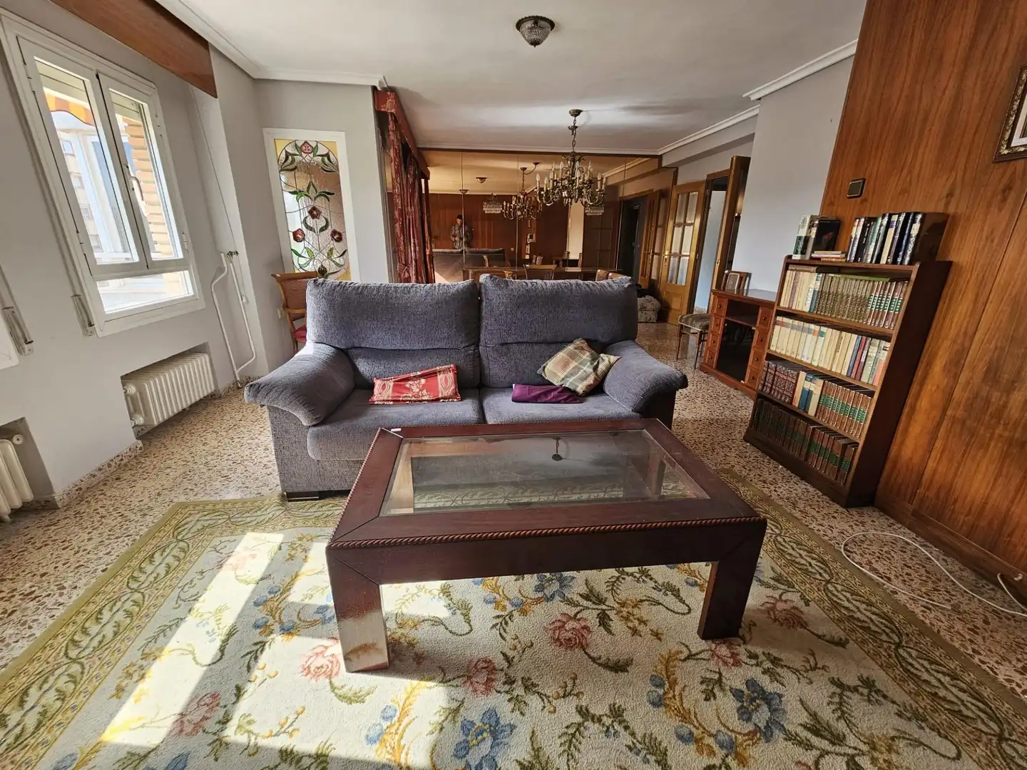 Living room of Flat for sale in Valencia  with Furnished and Balcony
