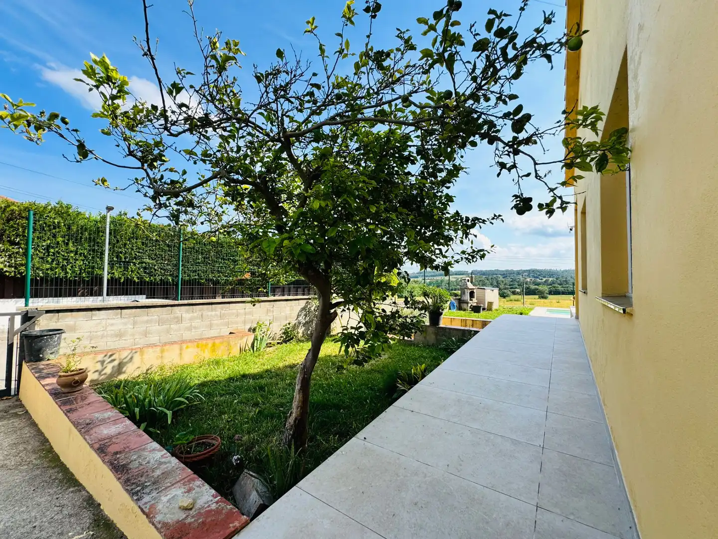 Terrassa de Casa o xalet en venda en Bàscara amb Aire condicionat, Jardí privat i Terrassa