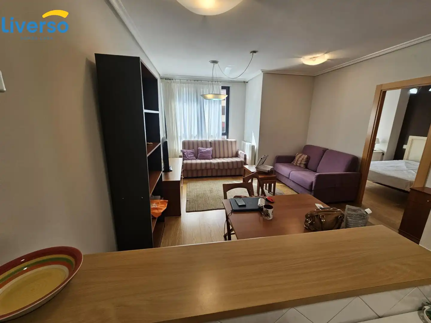Living room of Flat for sale in Burgos  with Furnished