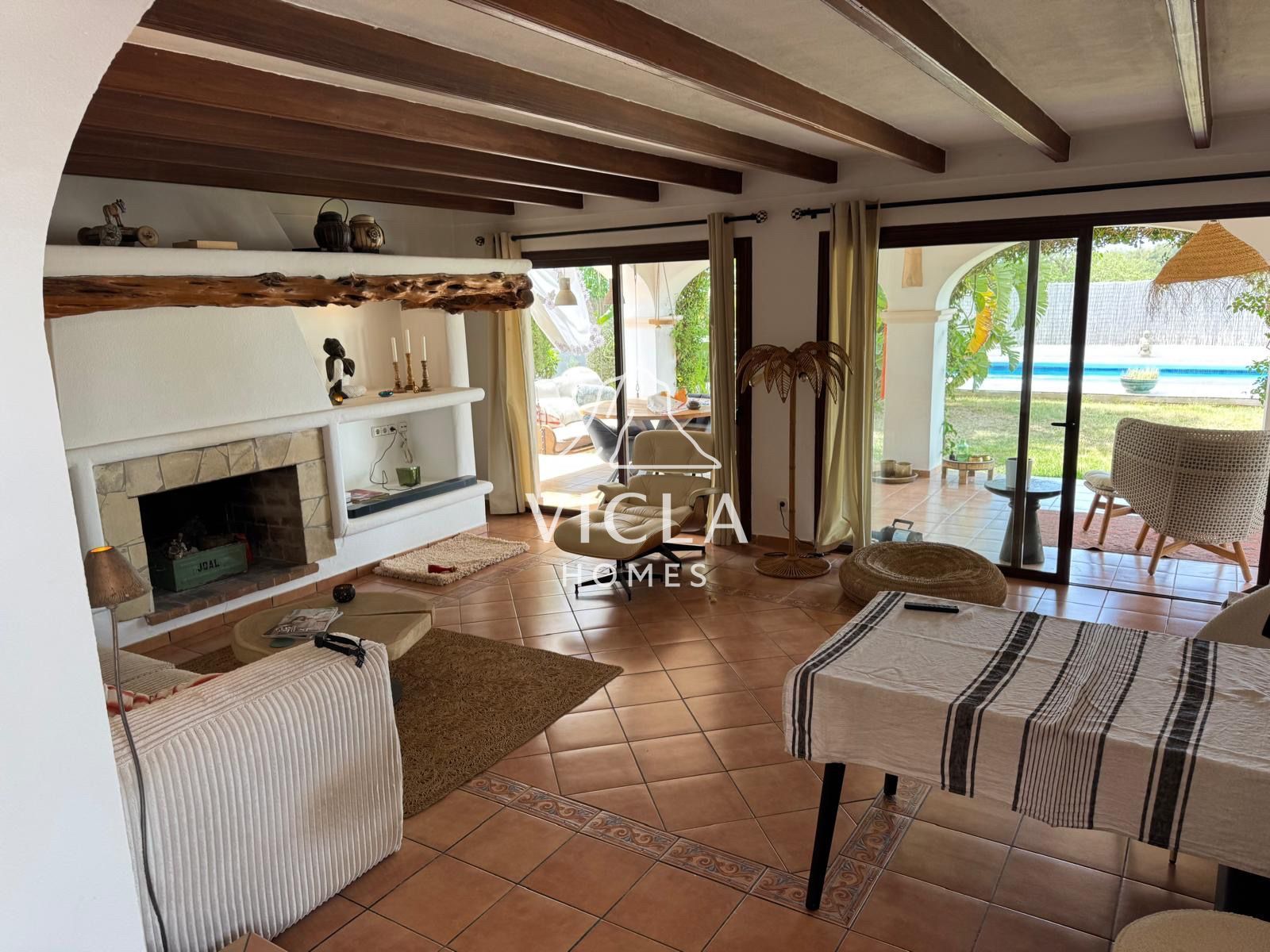 Living room of House or chalet to rent in Santa Eulària des Riu  with Air Conditioner, Heating and Terrace