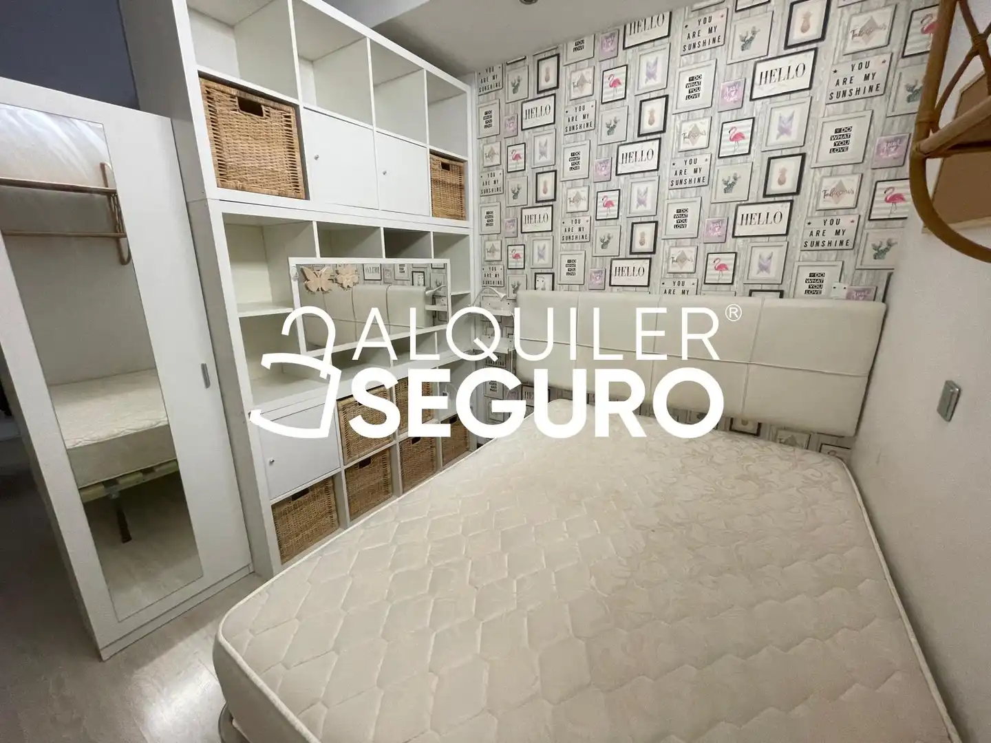 Bedroom of Flat for rent in Madrid  with Air Conditioner, Heating and Furnished
