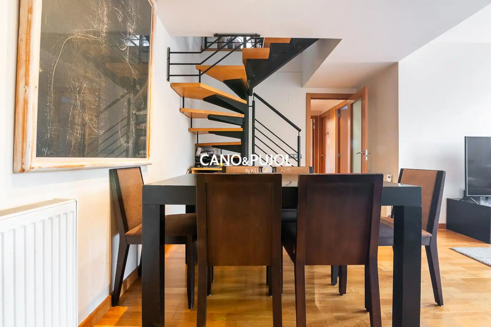 Dining room of Flat for sale in Sant Cugat del Vallès  with Heating, Terrace and Storage room