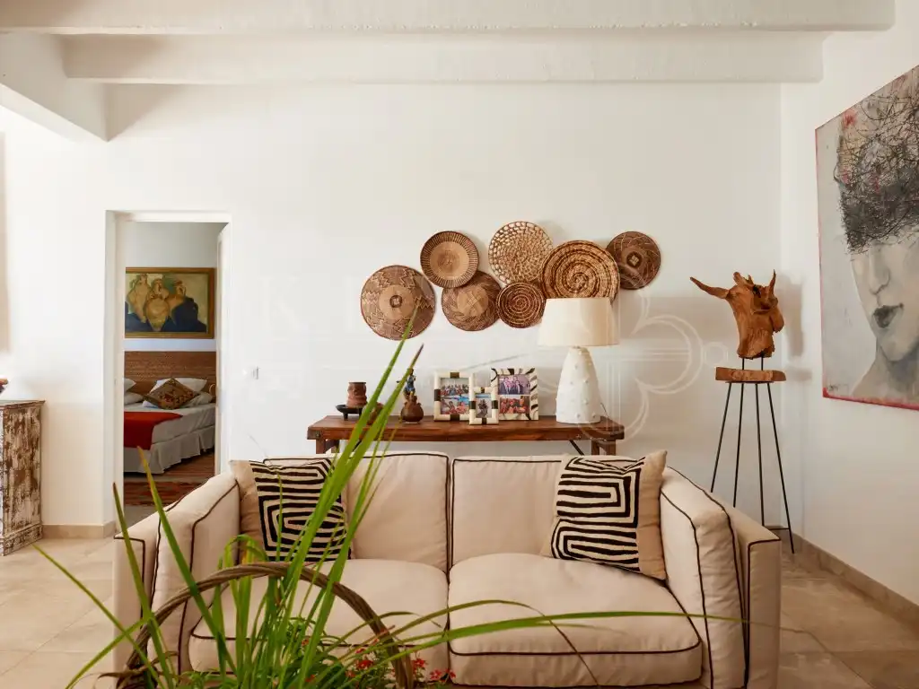 Living room of Houses for sale in Es Castell  with Air Conditioner, Heating and Private garden