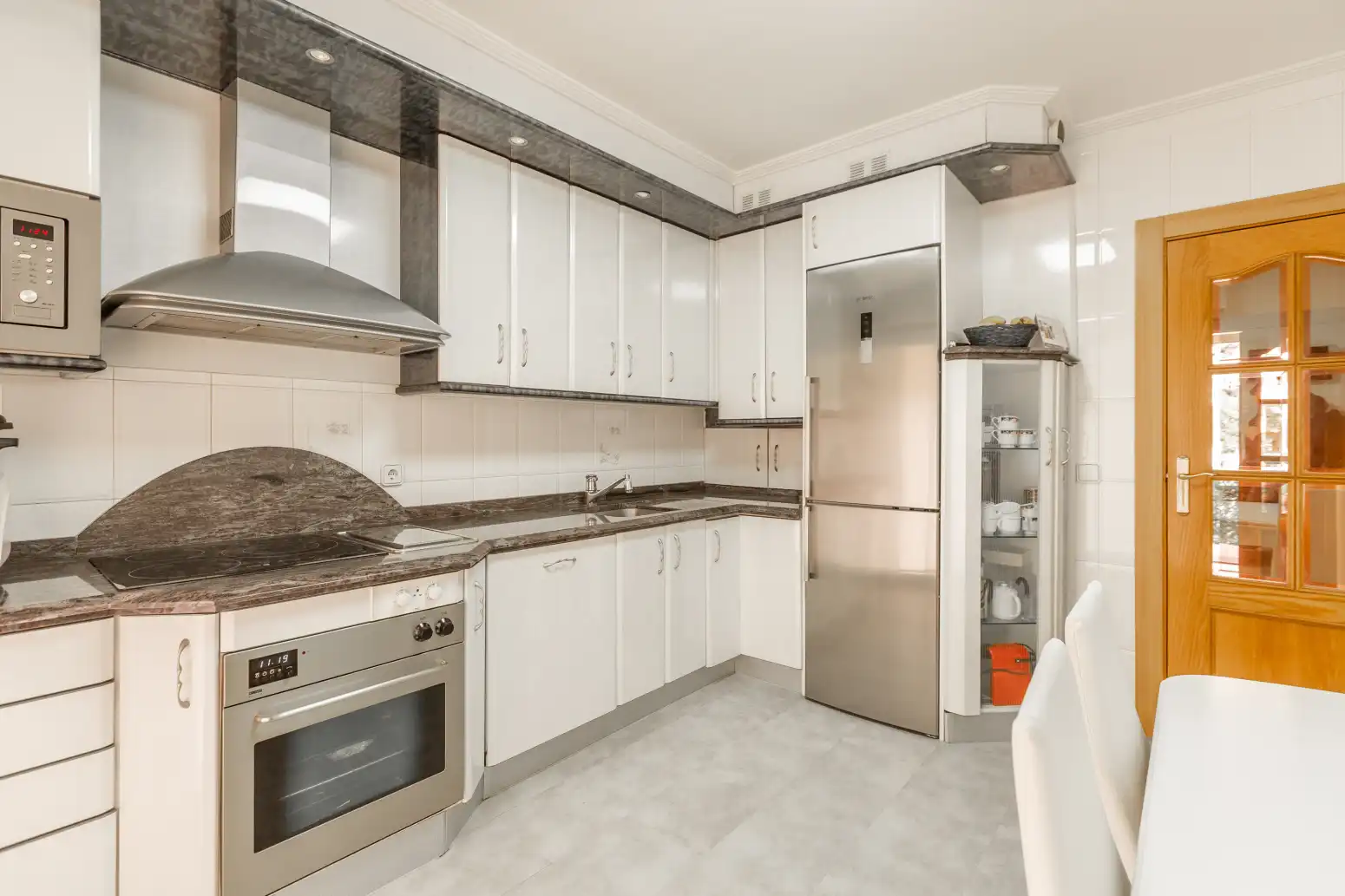 Cocina de Casa adosada en venta en Barañáin / Barañain con Calefacción, Jardín privado y Parquet