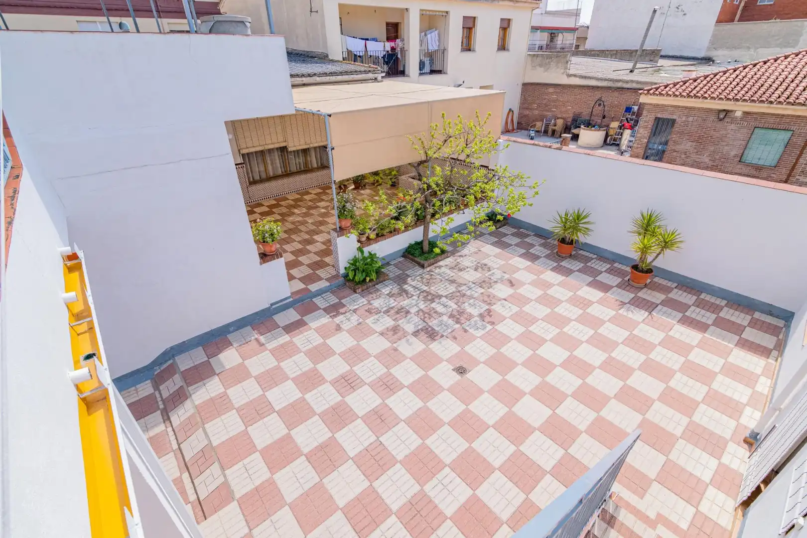 Terrassa de Casa adosada en venda en Albolote amb Calefacció, Jardí privat i Terrassa